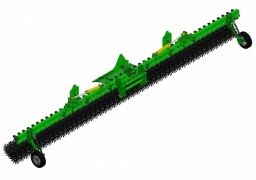 Rotorstriegel DEMETRA 10L mounted