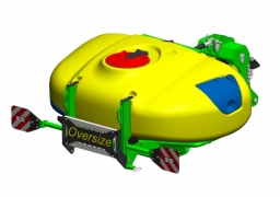 Tank for applying liquid fertilizers 1100L (mounted)