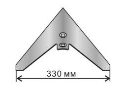 Chisel Plow lancet 330 mm cultivator KPS Veles Agro