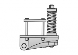 Bracket working body cultivator KPE assembly